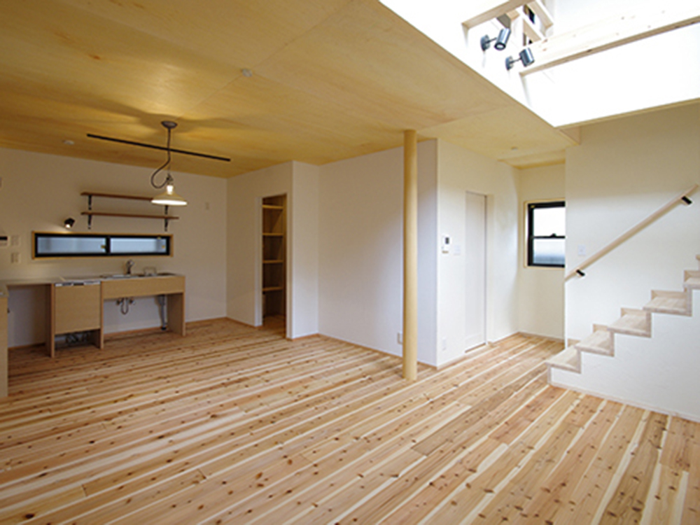 開放的　廊下がない　住宅設計　デザイン　大阪