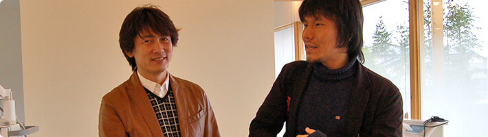 スクエアプラスの二人