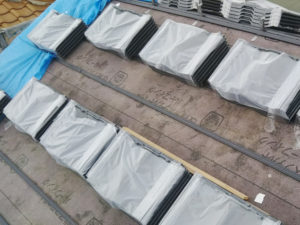 瓦　引掛桟葺工法　アスファルトルーフィング