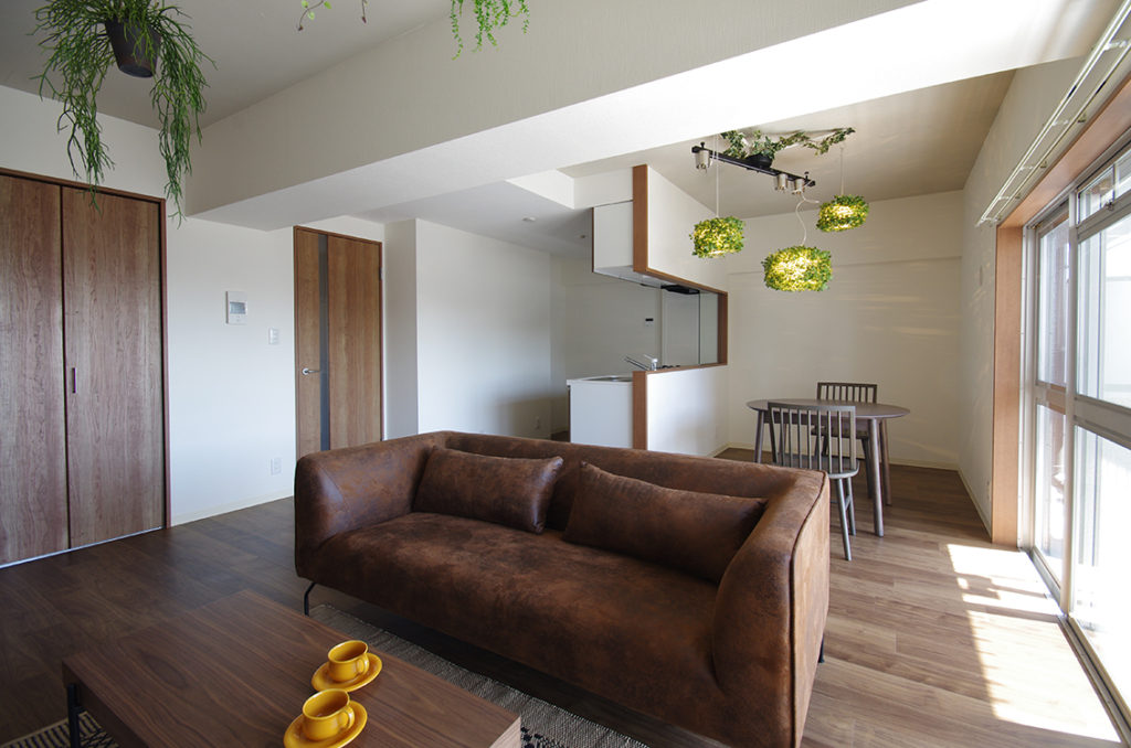 杭全　東部市場前駅　徒歩４分　公団リノベ　南向き