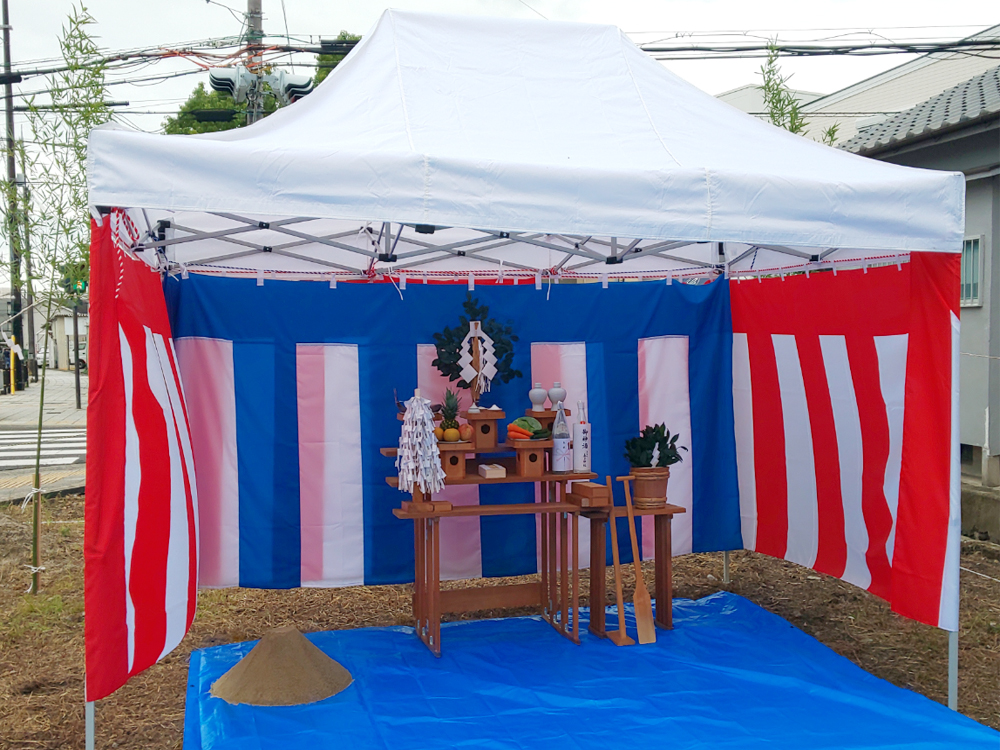 スクエアプラス　地鎮祭　新築　歯科医院　設計デザイン