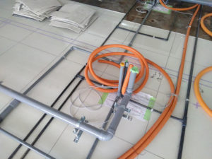 歯科医院　改装　新装　設計デザイン　大阪　天井あらわし