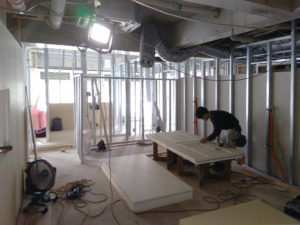 歯科医院　改装　新装　設計デザイン　大阪　天井あらわし