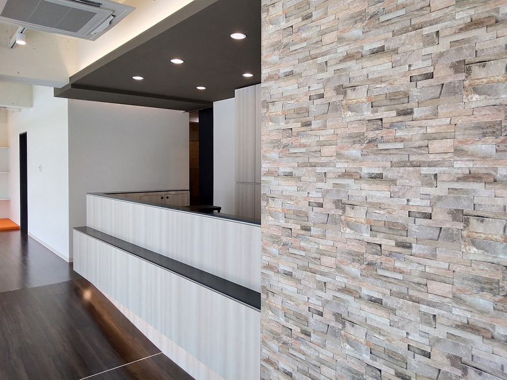 歯科医院　改装　新装　設計デザイン　大阪　天井あらわし