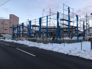 大雪　新築　デザイン　事務所　オフィス　改装　内装