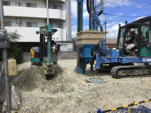 新築　デザイン　改装　歯科　医院　基礎工事